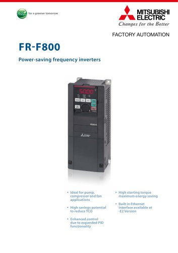 Frequency inverter - FR-F800