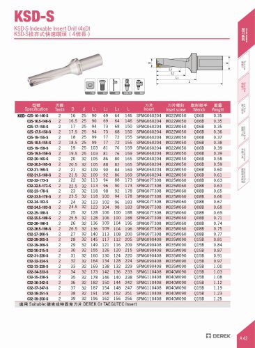 DEREK U-drill | With Insert SPMG | 4D