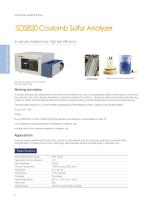 SDS820 coulomb sulfur analyzer