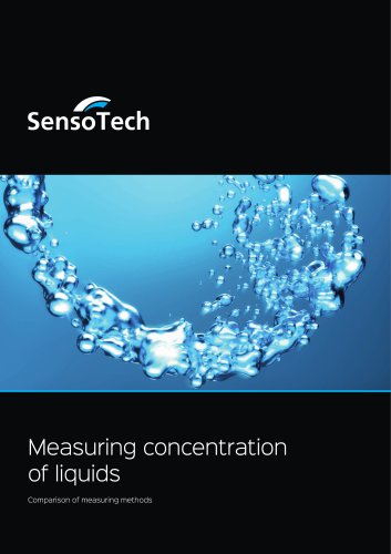 Measuring concentration of liquids Comparison of measuring methods