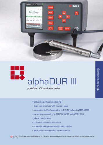 alphaDUR III