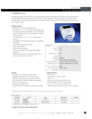 Thermal Transfer Printers 