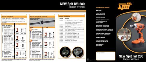 NEW Spit IWI 280 Impact Wrench