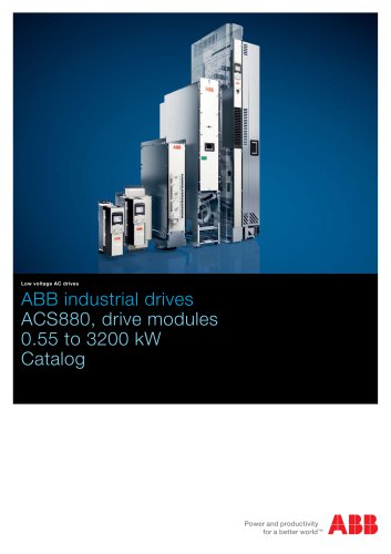 ACS880 drive modules, catalog