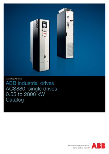 ACS880 single drives, catalog