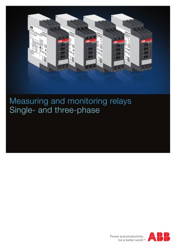 Measuring and monitoring relays