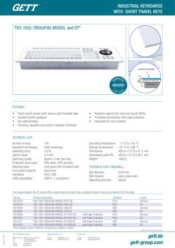 TKS-105c-TB50oF80-MODUL and EP*