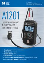 A1201 - ultrasonic thickness gauge in compact design