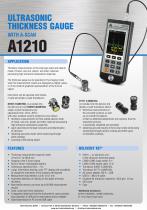 A1210 - thickness gauge with A-Scan