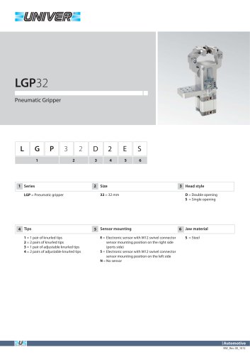 LGP32_ Pneumatic Grippers