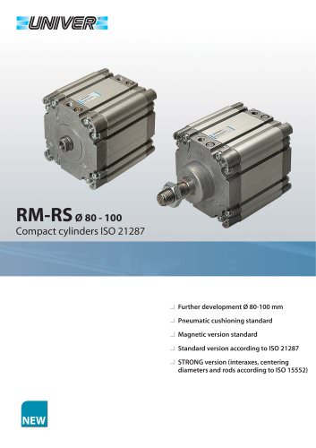 RM/RS Ø 80-100_ISO 21287 Compact cylinders