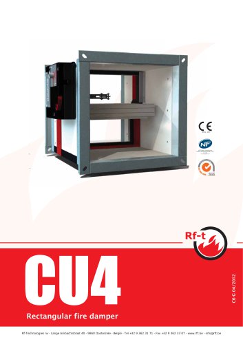 CU4 Rectangular fire damper