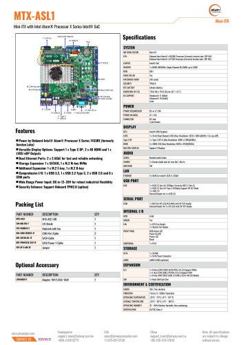 MTX-ASL1_datasheet