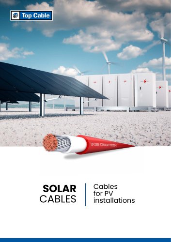 SOLAR CABLES CATALOGUE