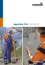 AquaTest T10 - Robust test rod for electro-acoustic water leak detection outdoors