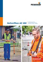 SeCorrPhon AC 200 - Correlator and acoustic water leak detector combined