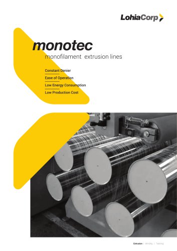 Monofilament Extrusion Line