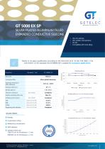 GEELEC - Data sheet GT5000 EX-SP