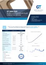 GT5000FLEX - Data sheet silver-plated aluminum filled conductive silicone - GETELEC  - GETELEC
