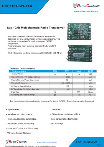 RC-CC1101-SPI