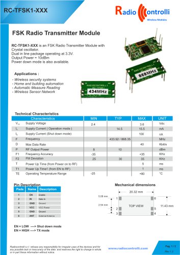 RC-TFSK1-434