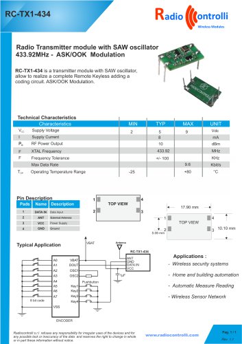 RC-TX1-434