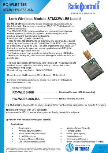 RC-WLE5-868