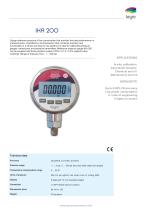 Precision digital pressure gauge IKA 200