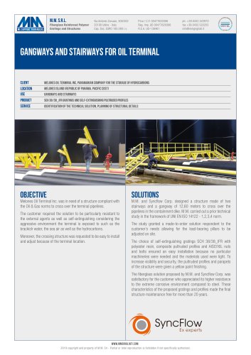 GANGWAYS AND STAIRWAYS FOR OIL TERMINAL