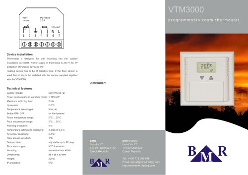 VTM3000 leaflet