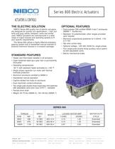 Series 800 Electric Actuators