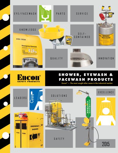 Shower & Eyewash - ESEW Full Line Industrial Catalog 2015