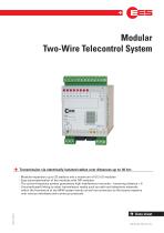 Modular Two-Wire Telecontrol System