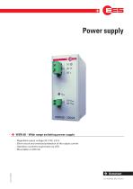 WSN 60 - Wide range switching power supply