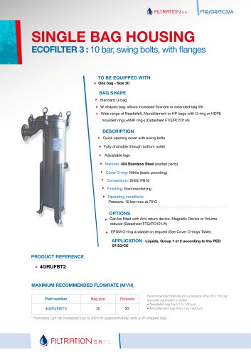 Ecofilter 3 Datasheet