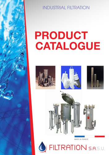 FILTRATION SASU's product catalogue