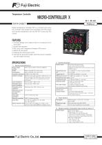 Datasheet temperature controller PXE4