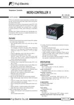 Datasheet temperature controller PXF4