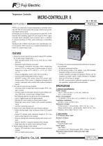 Datasheet temperature controller PXF5