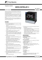 Datasheet temperature controller PXF9