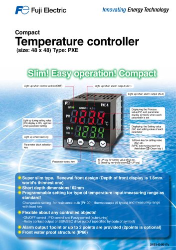 Temperature controller PXE