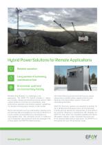 Hybrid Power Solutions for Remote Applications