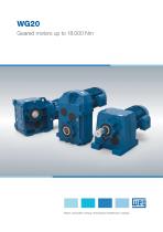 WG20 Geared motors up to 18,000 Nm