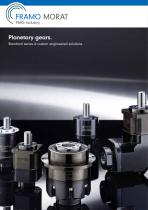 Planetary gears. Standard series & custom engineered solutions.