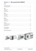 Slip-on geared motor Compacta documentation