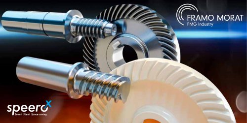 speeroX - Smart. Silent. Space-saving. Achieving high gear ratio & angular power flow with only one stage.