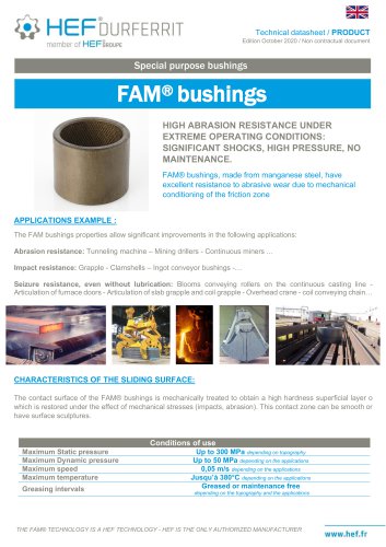 FAM® bushings