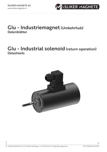 GIu - Industrial Solenoid (return operation)