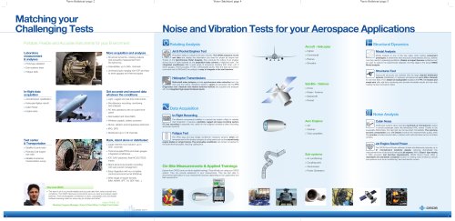 Aerospace Industries - Noise and Vibration Test and Measurement Solutions