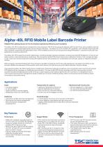 Alpha-40L RFID Mobile Label Barcode Printer